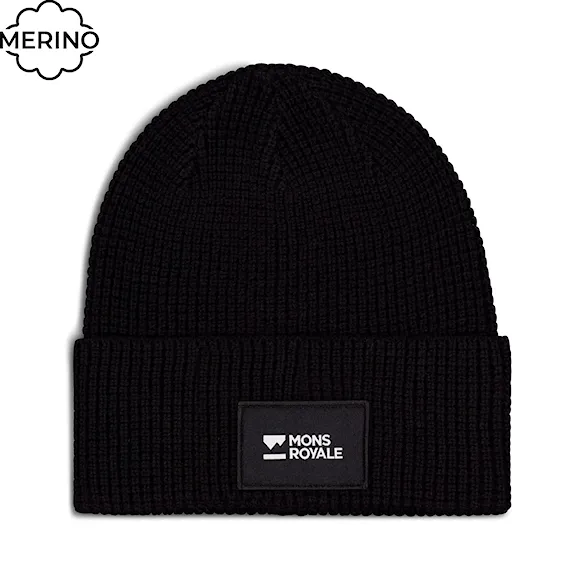 Beanie Mons Royale Bluff Merino black 2026 - 1