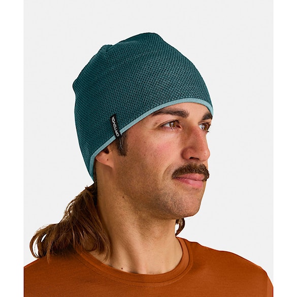 Čepice ORTOVOX Merino Logo Knit dark arctic grey 2026 - 2