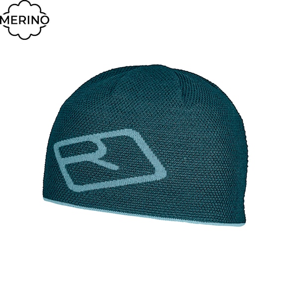 Čepice ORTOVOX Merino Logo Knit dark arctic grey 2026 - 1