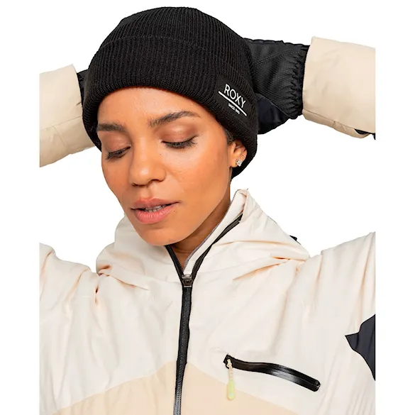 Beanie Roxy Folker true black 2025 - 4