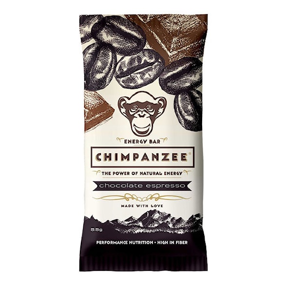Energetická tyčinka Chimpanzee Energy Bar Chocolate & espresso - 1