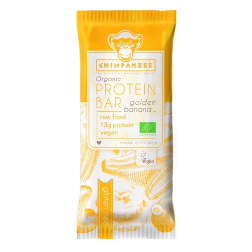 Energetická tyčinka Chimpanzee Organic Protein Bar Banana - 1