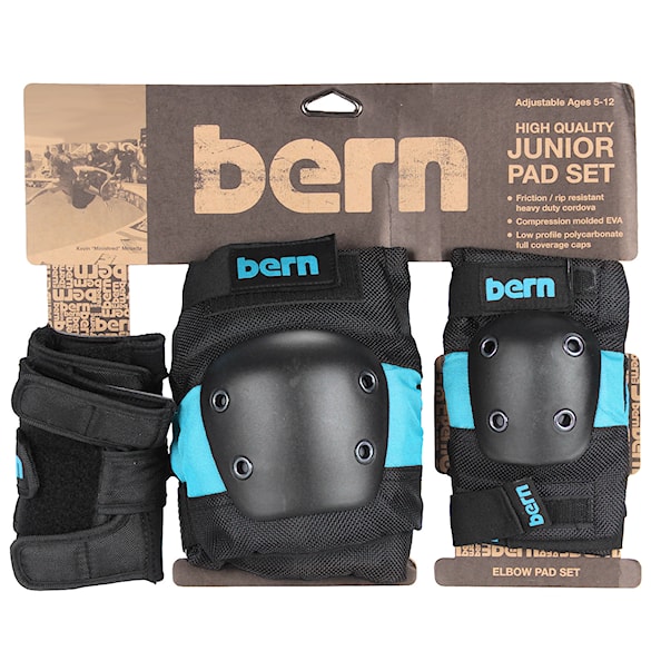 Bern Junior Pad Set cyan 2013 - 1