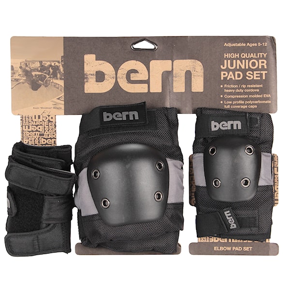 Bern Junior Pad Set grey 2013 - 1