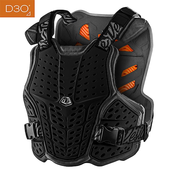 Chránič chrbtice na bicykel Troy Lee Designs Rockfight CE Chest Protector Solid black 2026 - 1