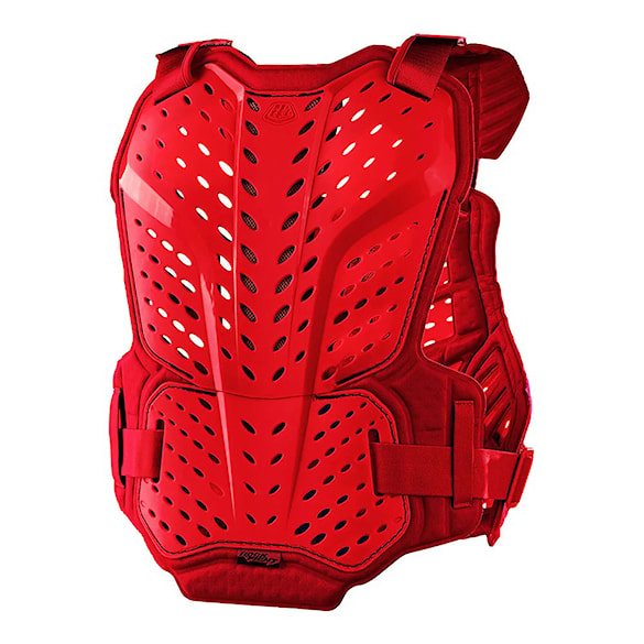 Chránič chrbtice na bicykel Troy Lee Designs Rockfight Chest Protector Solid red 2025 - 2
