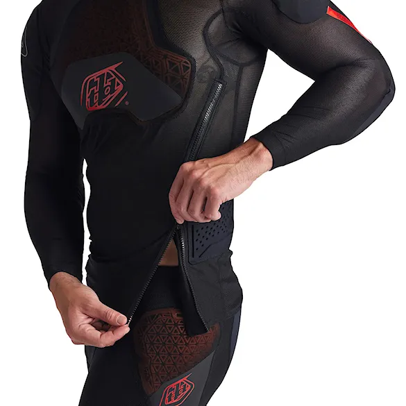 Chránič chrbtice na bicykel Troy Lee Designs Stage Ghost D3O LS Baselayer solid black - 10