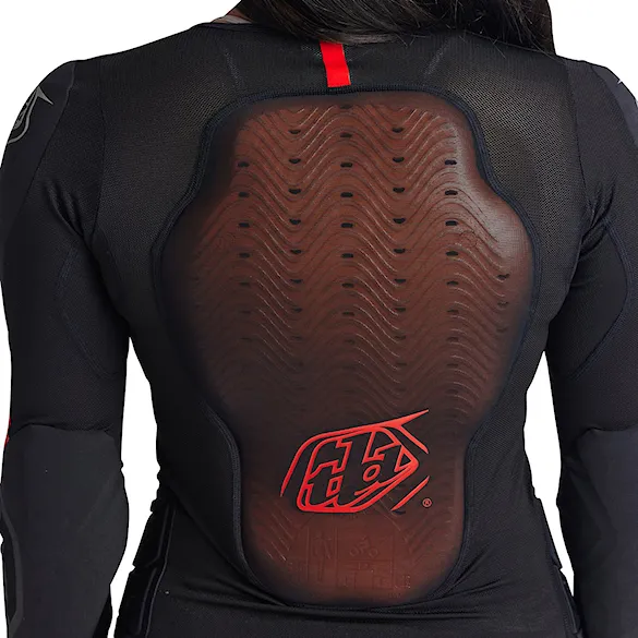 Chránič chrbtice na bicykel Troy Lee Designs Stage Ghost D3O LS Baselayer solid black - 14