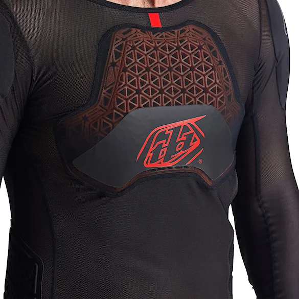 Chránič chrbtice na bicykel Troy Lee Designs Stage Ghost D3O LS Baselayer solid black - 15