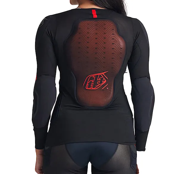 Chránič chrbtice na bicykel Troy Lee Designs Stage Ghost D3O LS Baselayer solid black - 3