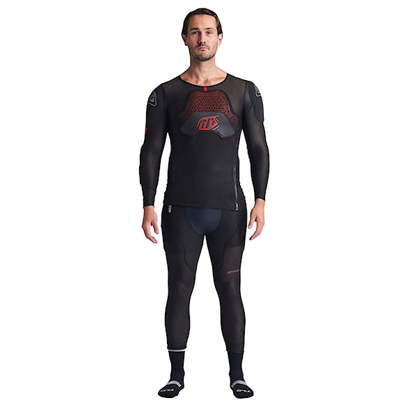 Chránič páteře na kolo Troy Lee Designs Stage Ghost D3O LS Baselayer solid black - 4