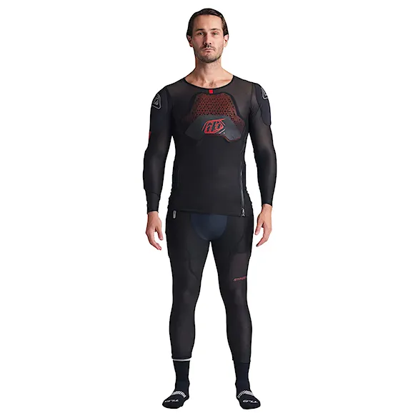 Chránič chrbtice na bicykel Troy Lee Designs Stage Ghost D3O LS Baselayer solid black - 4