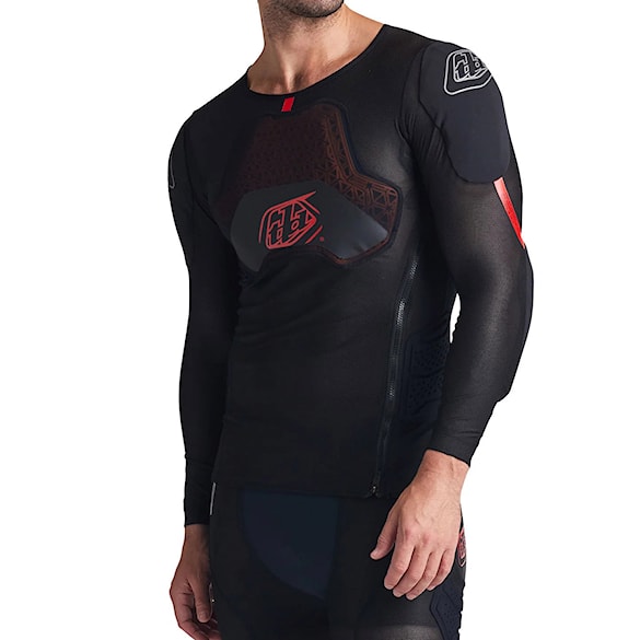 Chránič páteře na kolo Troy Lee Designs Stage Ghost D3O LS Baselayer solid black - 7