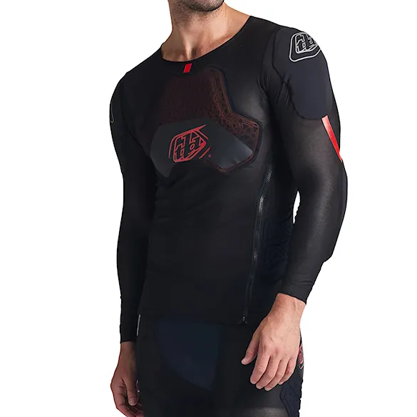 Chránič chrbtice na bicykel Troy Lee Designs Stage Ghost D3O LS Baselayer solid black - 7