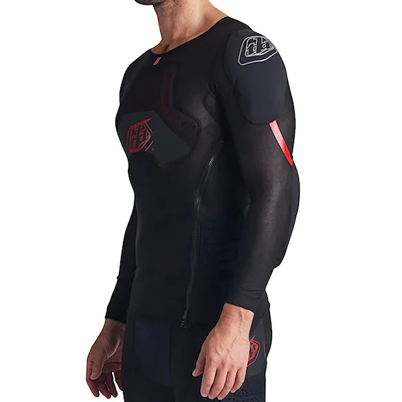 Chránič chrbtice na bicykel Troy Lee Designs Stage Ghost D3O LS Baselayer solid black - 9