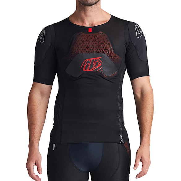 Chránič chrbtice na bicykel Troy Lee Designs Stage Ghost D3O SS Baselayer solid black - 3