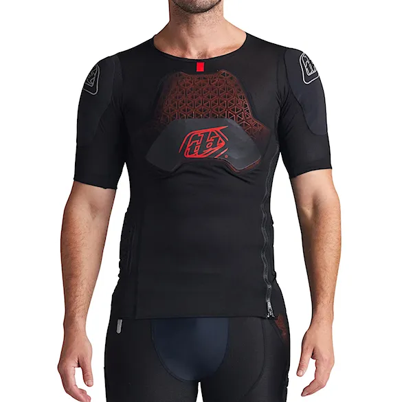 Chránič chrbtice na bicykel Troy Lee Designs Stage Ghost D3O SS Baselayer solid black - 3