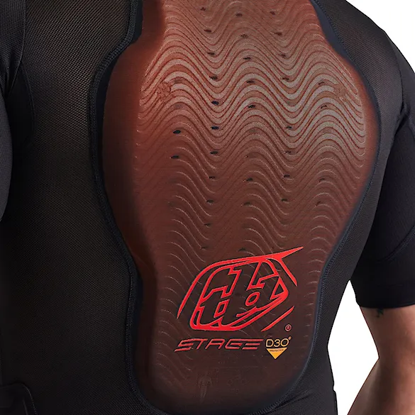 Chránič chrbtice na bicykel Troy Lee Designs Stage Ghost D3O SS Baselayer solid black - 9