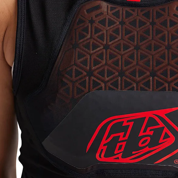 Bike Back Protector Troy Lee Designs Stage Ghost D3O Vest Baselayer solid black - 11