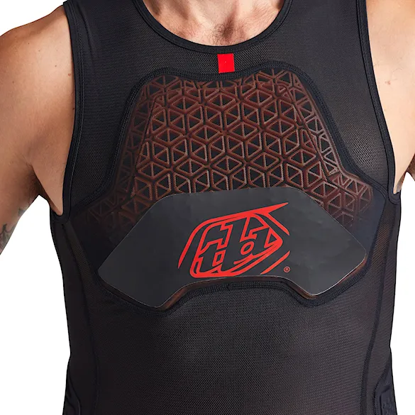 Bike Back Protector Troy Lee Designs Stage Ghost D3O Vest Baselayer solid black - 13