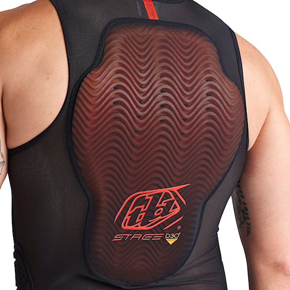 Bike Back Protector Troy Lee Designs Stage Ghost D3O Vest Baselayer solid black - 14