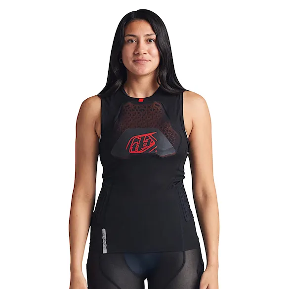 Bike Back Protector Troy Lee Designs Stage Ghost D3O Vest Baselayer solid black - 4