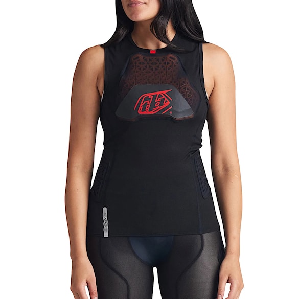 Bike Back Protector Troy Lee Designs Stage Ghost D3O Vest Baselayer solid black - 5