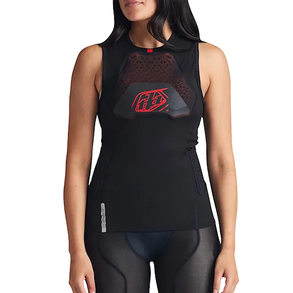 Bike Back Protector Troy Lee Designs Stage Ghost D3O Vest Baselayer solid black - 5