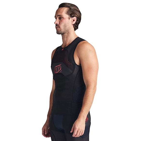 Bike Back Protector Troy Lee Designs Stage Ghost D3O Vest Baselayer solid black - 8