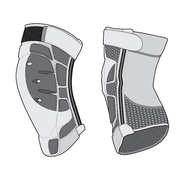 Chrániče kolien Amplifi Havok 2.0 Knee stealth black - 5