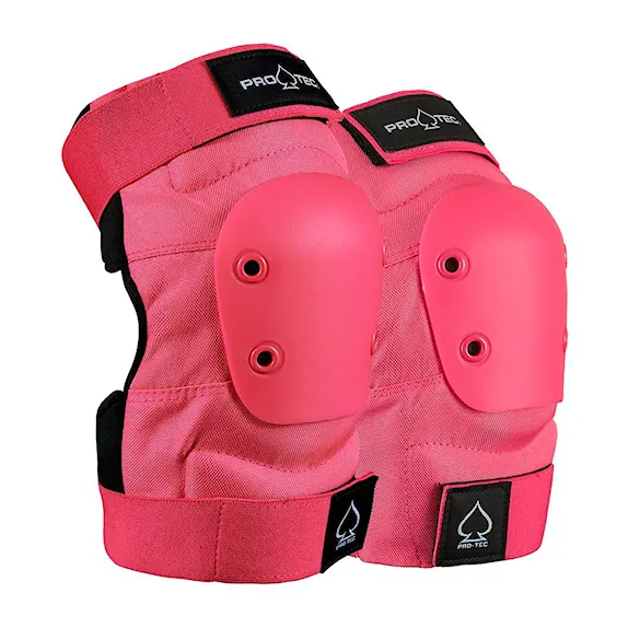 Ochraniacze kolan na deskorolkę Pro-Tec Street Adult 3-Pk Pad Set Open pink - 3