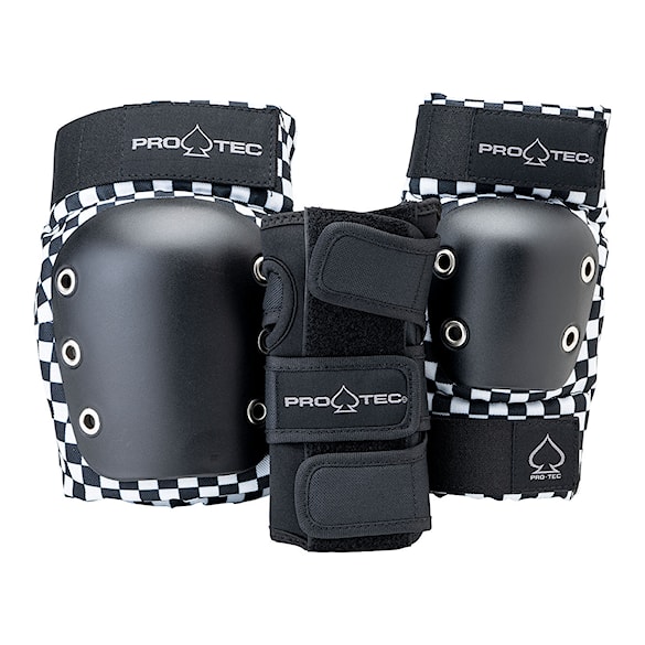 Ochraniacze kolan na deskorolkę Pro-Tec Street Gear Junior 3 Pack checker - 1