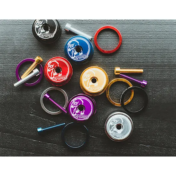Víčko hlavového složení Chromag Top Cap orange - 3