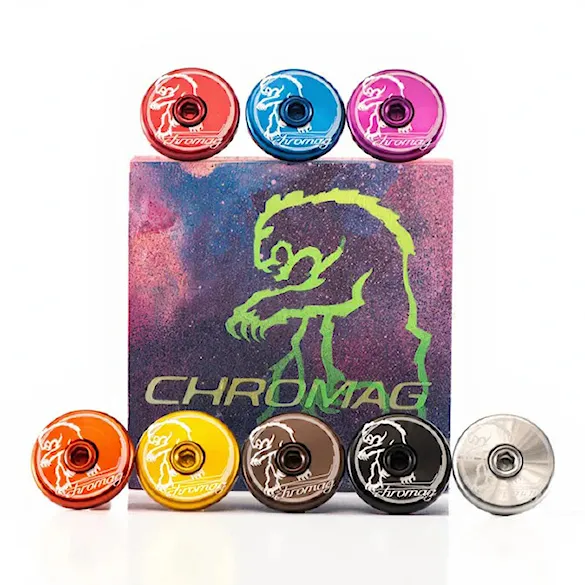 Víčko hlavového složení Chromag Top Cap orange - 4