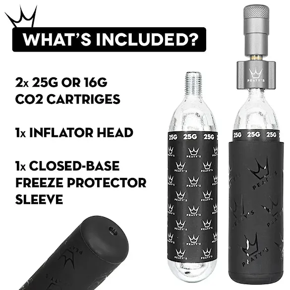 CO2 Inflator Peaty's Holeshot CO2 Tyre Inflator - MTB slate - 6
