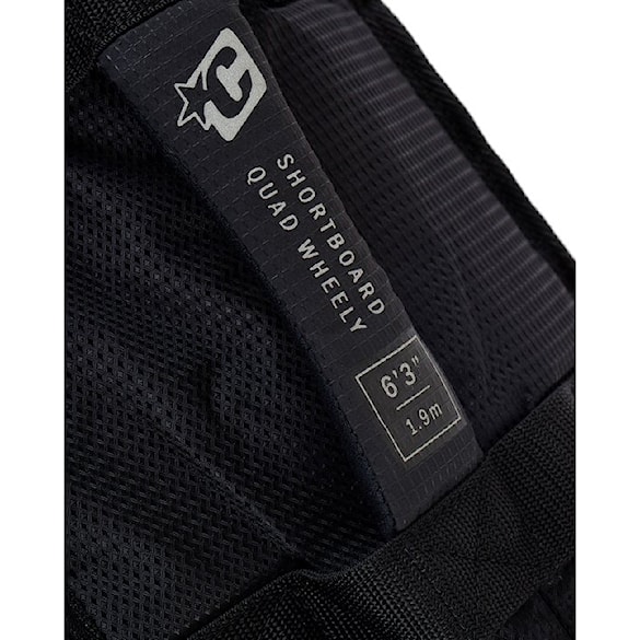 Obal na surf Creatures Shortboard Quad Wheely DT2.0 6'3 black silver - 10