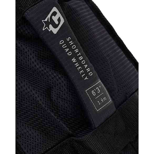 Obal na surf Creatures Shortboard Quad Wheely DT2.0 6'3 black silver - 10