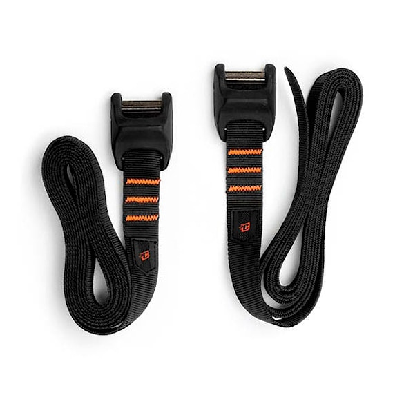 Surf strapy Creatures Tie Down Silicon 15' black orange - 1
