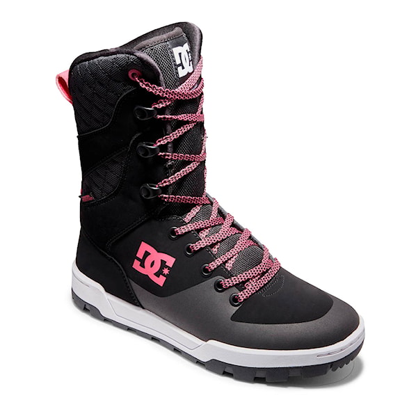 Zimné topánky DC Nadene black/white/crazy pink 2021 - 1