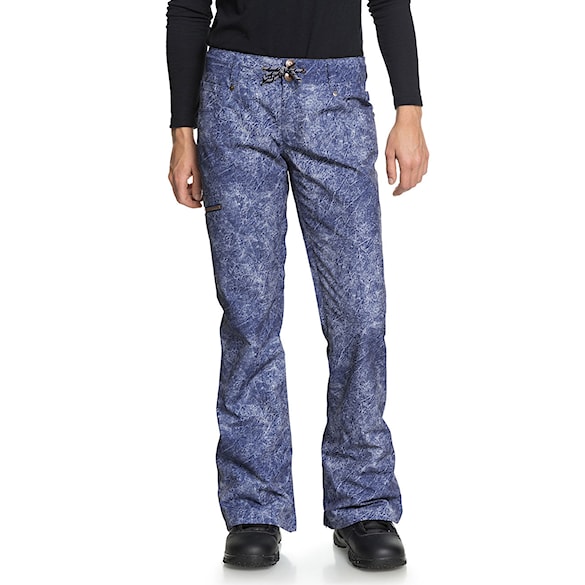 Kalhoty na snowboard DC Viva dark blue acid wash denim a 2019 - 1
