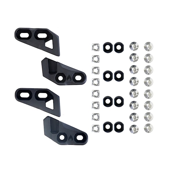 Diely pre splitboarding Spark R&D Molded Fixie Clips Through-Mount black 2026 - 1