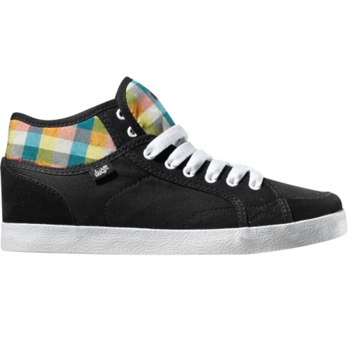 Tenisky DVS Rana Hi black/mesh plaid - 1