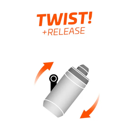 Fľaša na bicykel Fidlock Bottle Twist 450 Set black - 4