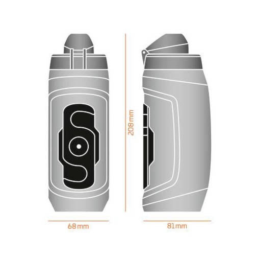 Láhev na kolo Fidlock Bottle Twist 590 dark - 3