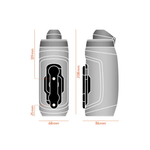 Bike bottle Fidlock Bottle Twist 590 Set black - 4