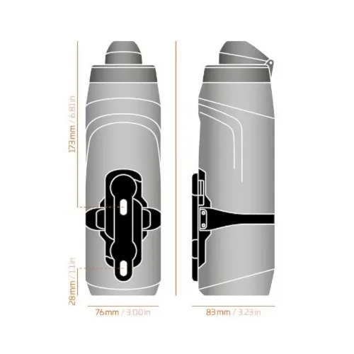 Bike bottle Fidlock Bottle Twist 800 Set dark - 2