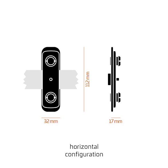 Bottle Holder Fidlock Uni Tex Base Multi black - 10