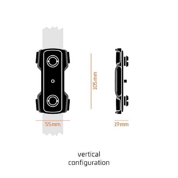 Bottle Holder Fidlock Uni Tex Base Multi black - 9