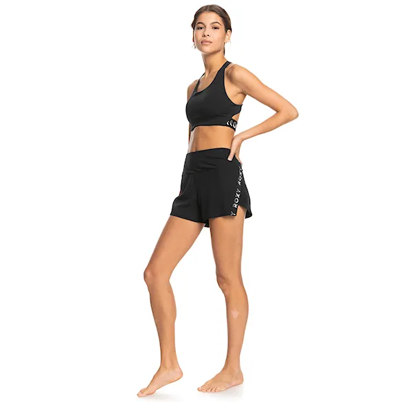 Fitness kraťasy Roxy Bold Moves Short anthracite 2024 - 2