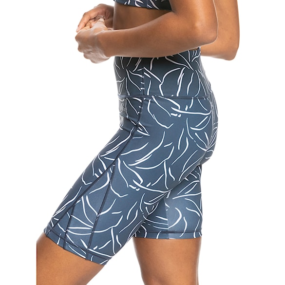 Fitness kraťasy Roxy Keep Loving Love Printed mood indigo tropical mood 2022 - 2